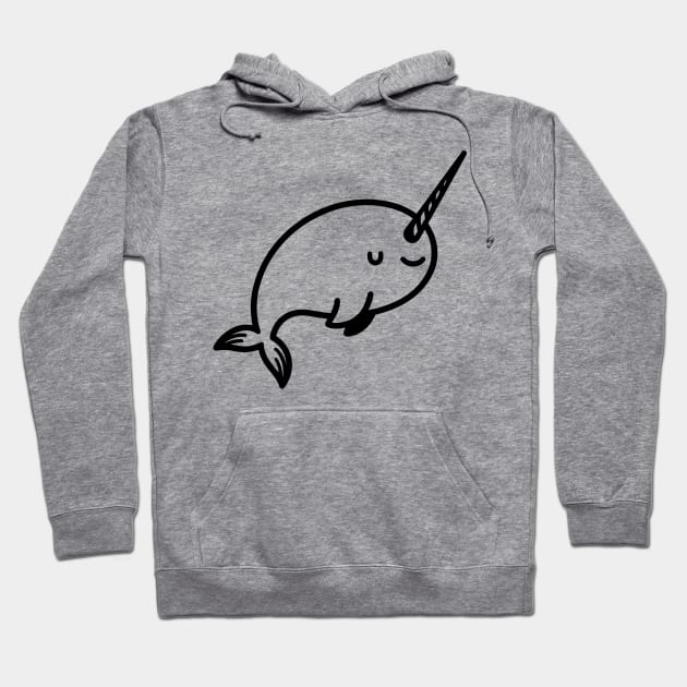 Narwhal Hoodie by KayBee Gift Shop